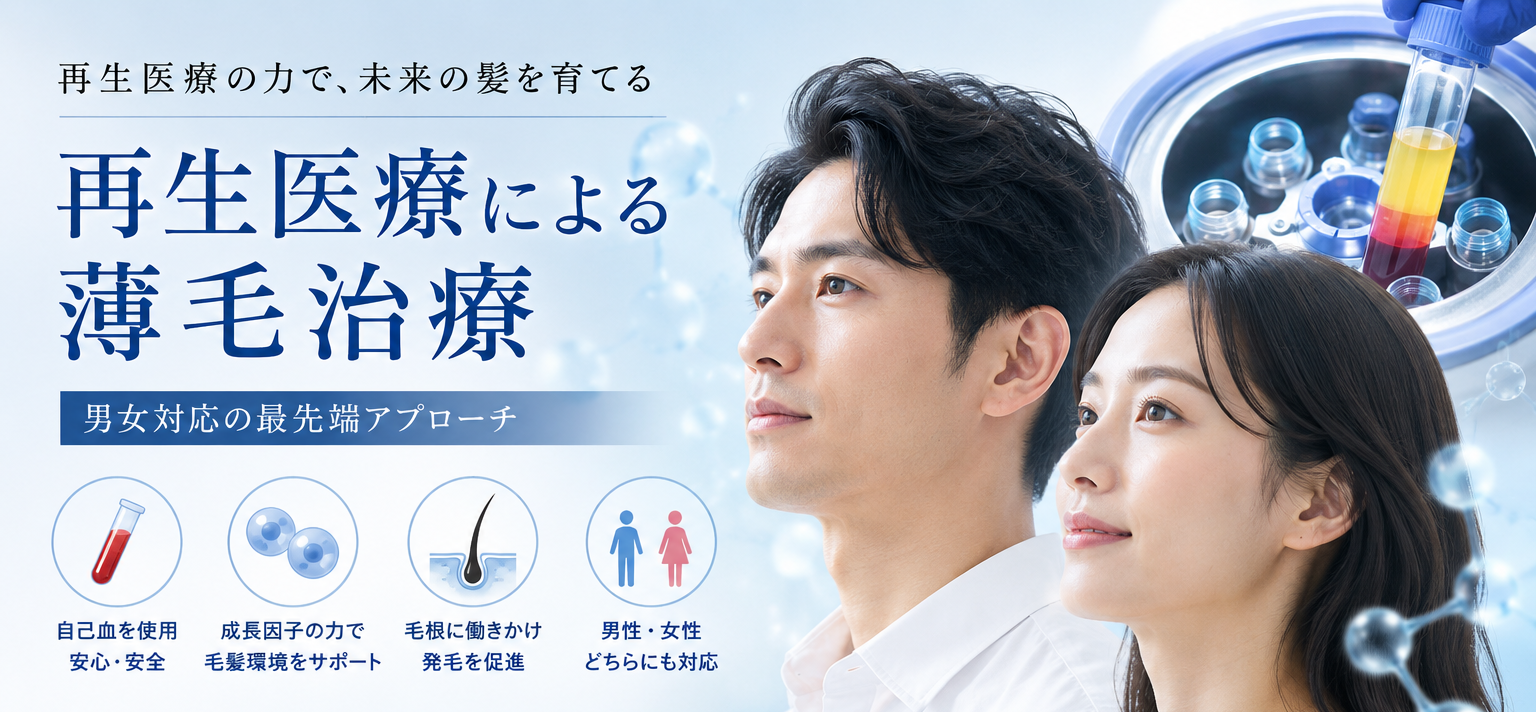 福岡の再生医療による薄毛・AGA治療